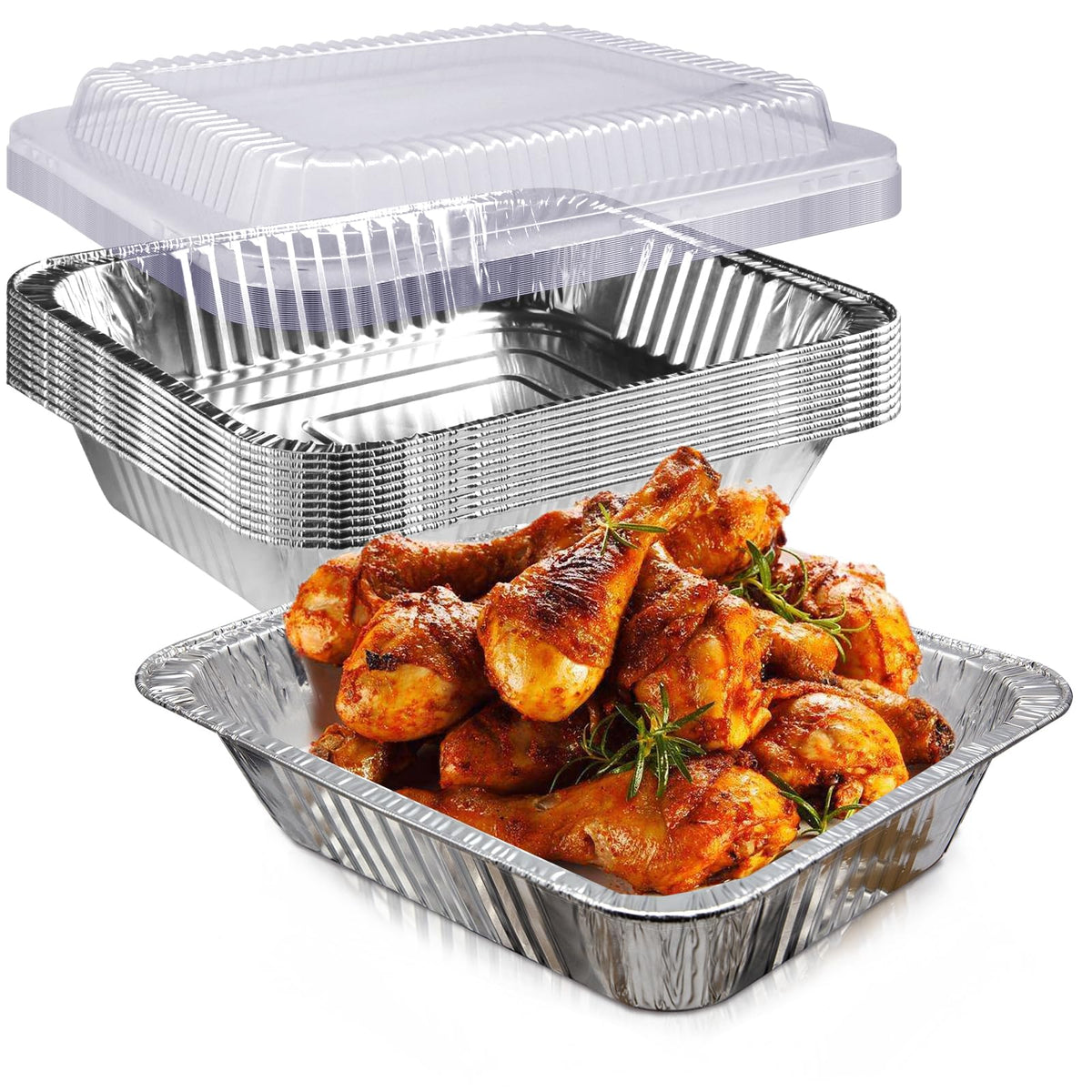 YLT WAX 9x13 pan with clear lid for quick visibility