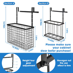 YMCCOOL built-in towel bar adds quick drying convenience.