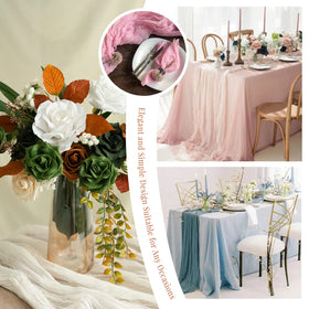 YMHPRIDE 12-pack table runners offer versatile use for birthday parties and family dinners.
