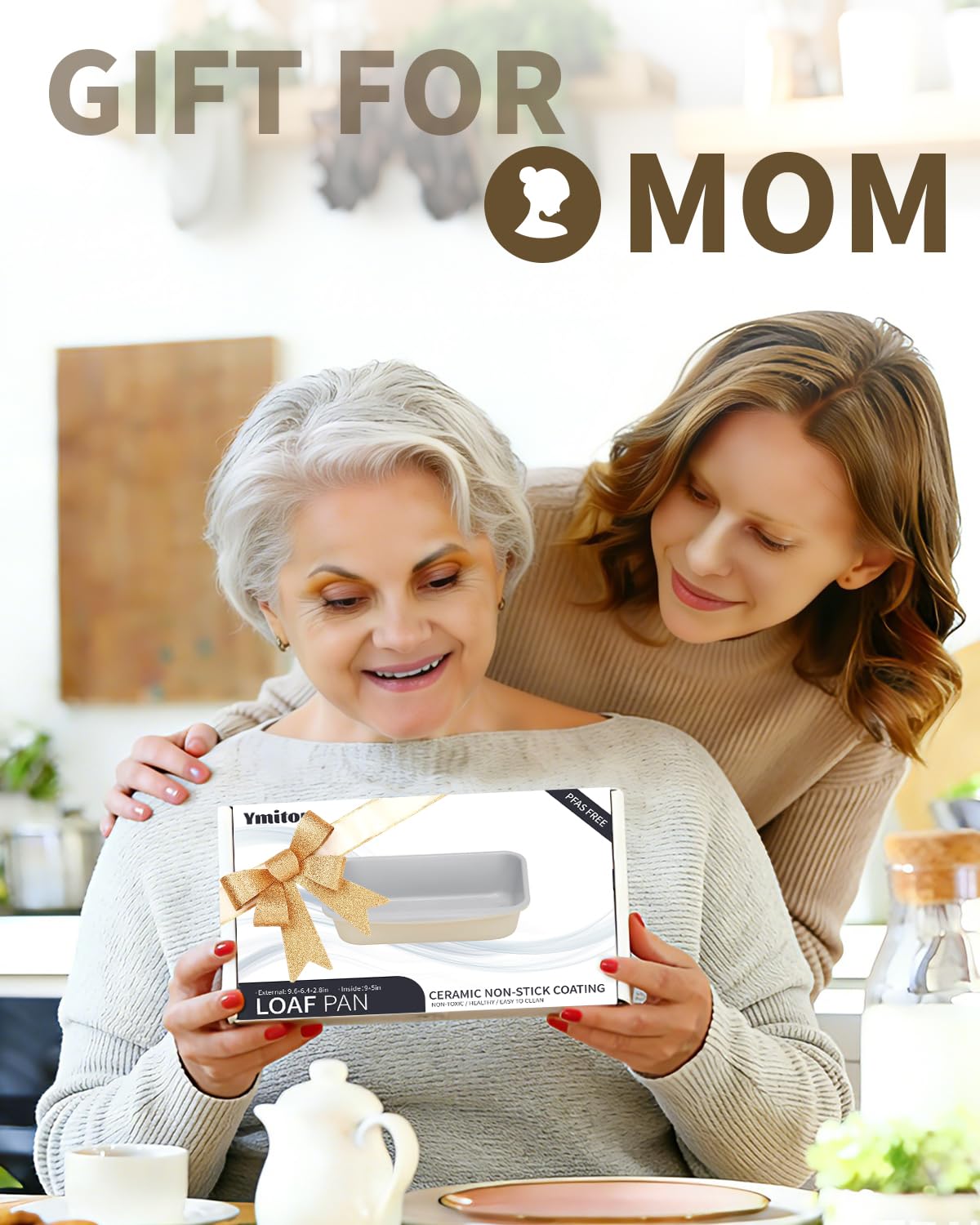 Ymiton 1.5 lb loaf pan perfect for standard loaves and quick breads