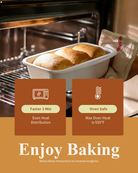 Ymiton ideal gift bread pan presented in attractive packaging for bakers