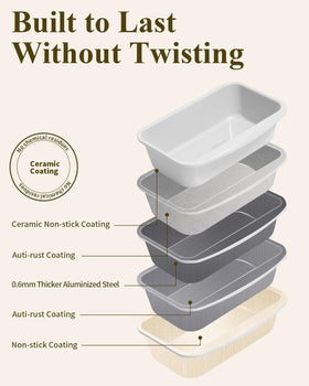 Ymiton oven-safe bread pan suitable up to 550°F for versatile baking