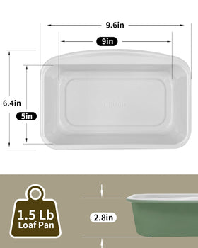 Ymiton oven-safe pan withstands up to 550°F