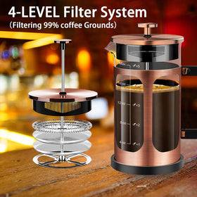 YMMIND borosilicate glass body demonstrates heat resistance during brewing