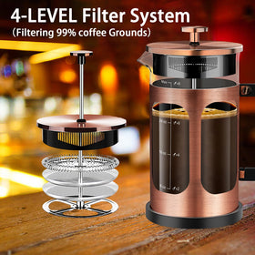 YMMIND four-filter system close-up showing thorough filtration