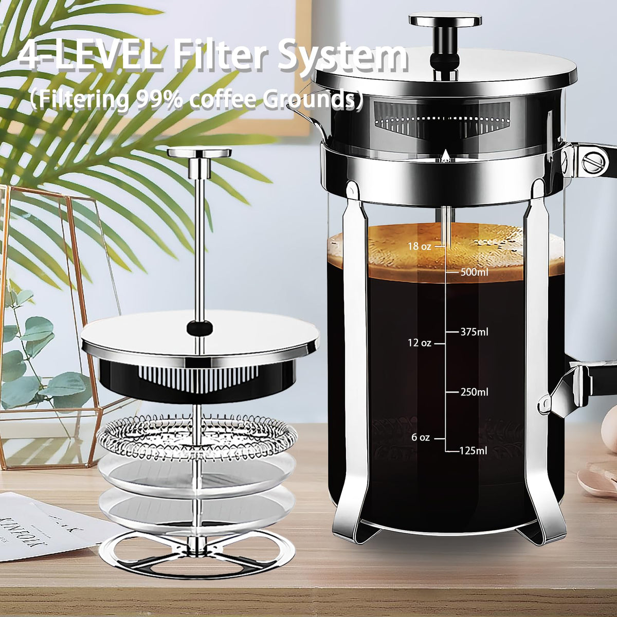 YMMIND aroma‑friendly tea and coffee maker in everyday kitchen setup.