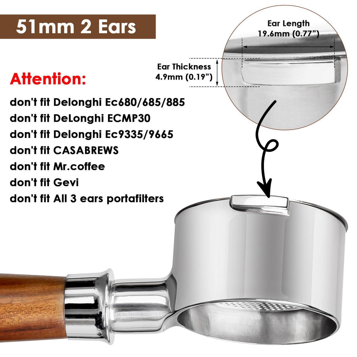 YMWVH walnut-handle detail highlighting craftsmanship and grip comfort