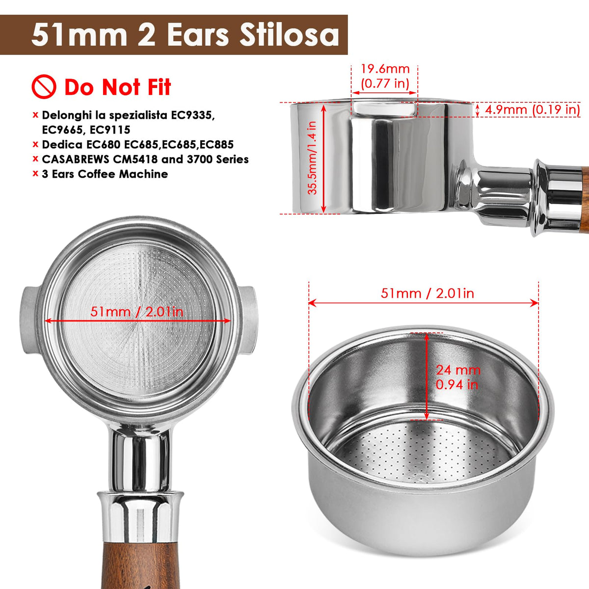 YMWVH walnut-handle ergonomic design for comfortable grip during extraction