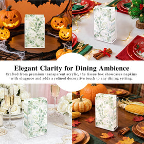 Yncotte modern napkin storage design complements any table or vanity.