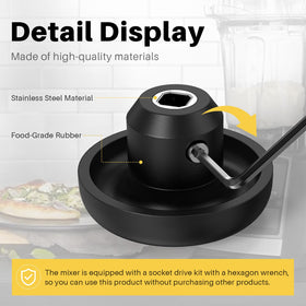 Food-grade plastic drive socket replacement by Yncotte