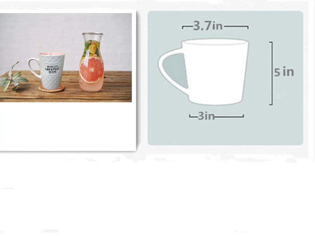 Ynsfree dishwasher and microwave safe mug for convenient daily use.