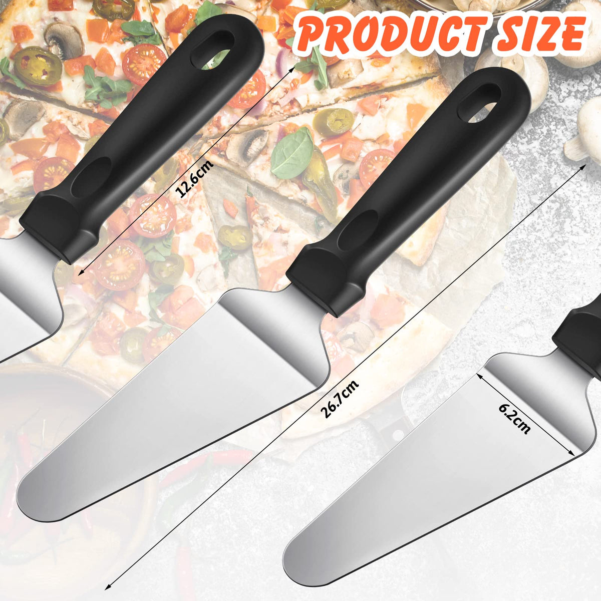 Yoande anti-slip plastic handle ensures a comfortable grip while slicing.
