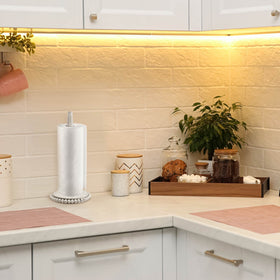 Yoande paper towel holder enhances dining table setups with tidy towels