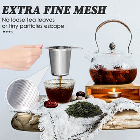 Yoassi 18/8 stainless steel infuser keeps flavors pure and odor-free.