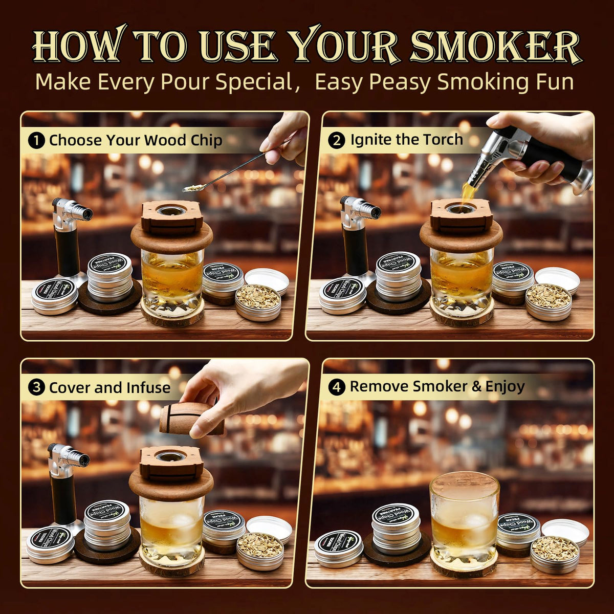 Yodel gift-ready packaging for men, dads, or cocktail enthusiasts.