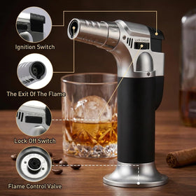 Yodel whiskey glasses set paired with ice molds for chilling sophistication.