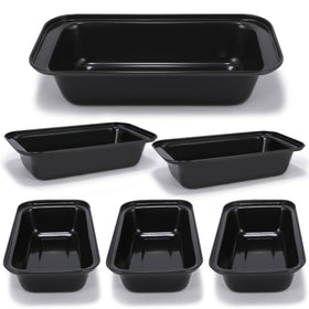 Yoehka 6-pack bread pans set for versatile sourdough baking and batch loaf prep.