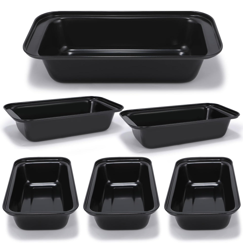 Yoehka 6-pack bread pans set for versatile sourdough baking and batch loaf prep.