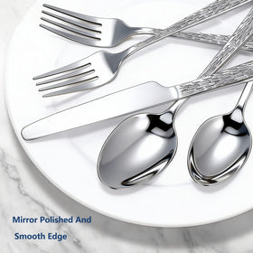 Yoehka complete dining collection includes 60 pieces for 12 guests.