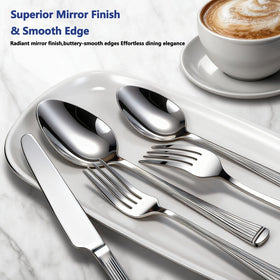 Yoehka hammered silverware set 12 dinner forks for a cohesive table setting.