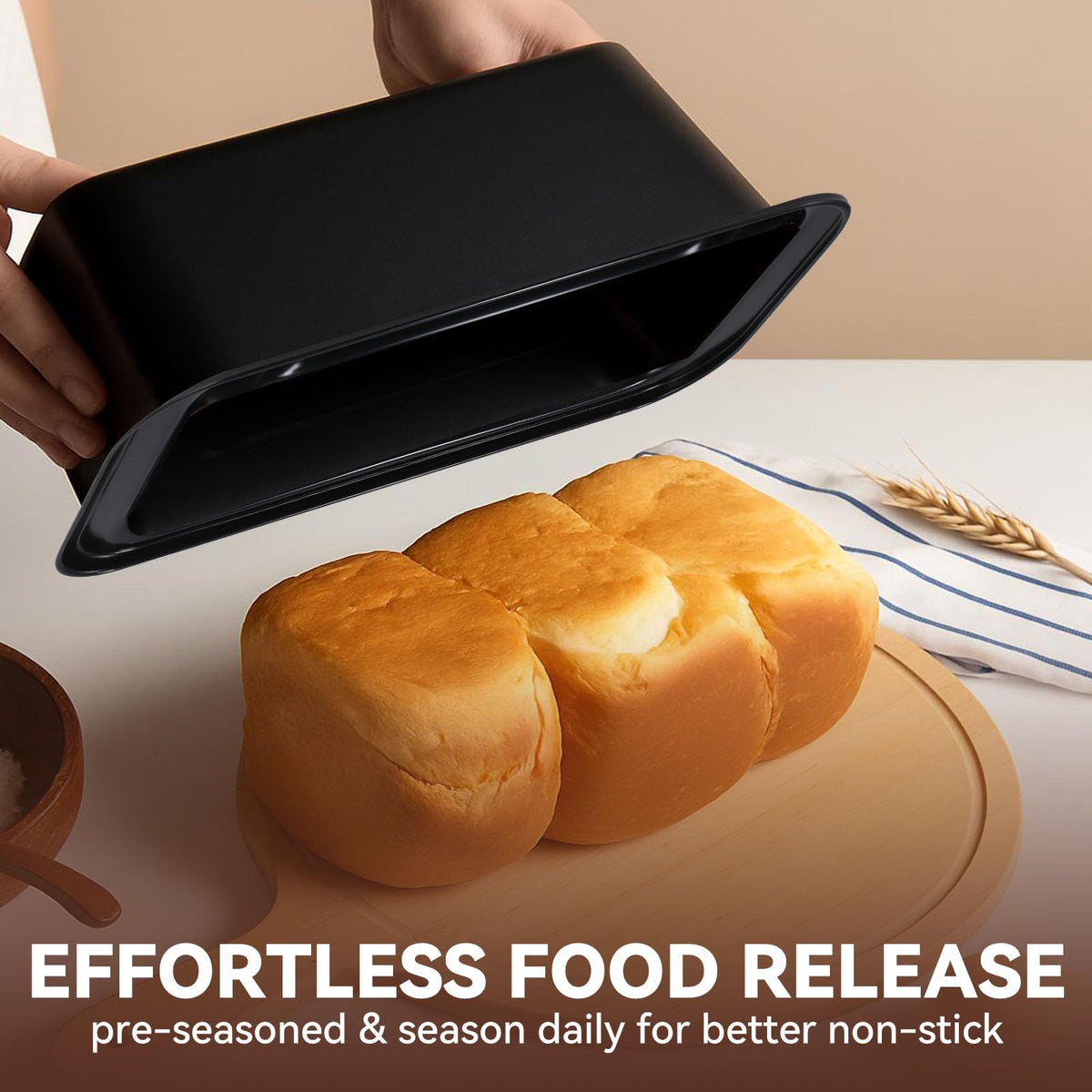 Yoehka stackable pans save storage space in your kitchen.