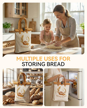 Yofidra Beeswax Bread Bag detachable components for easy cleaning after baking