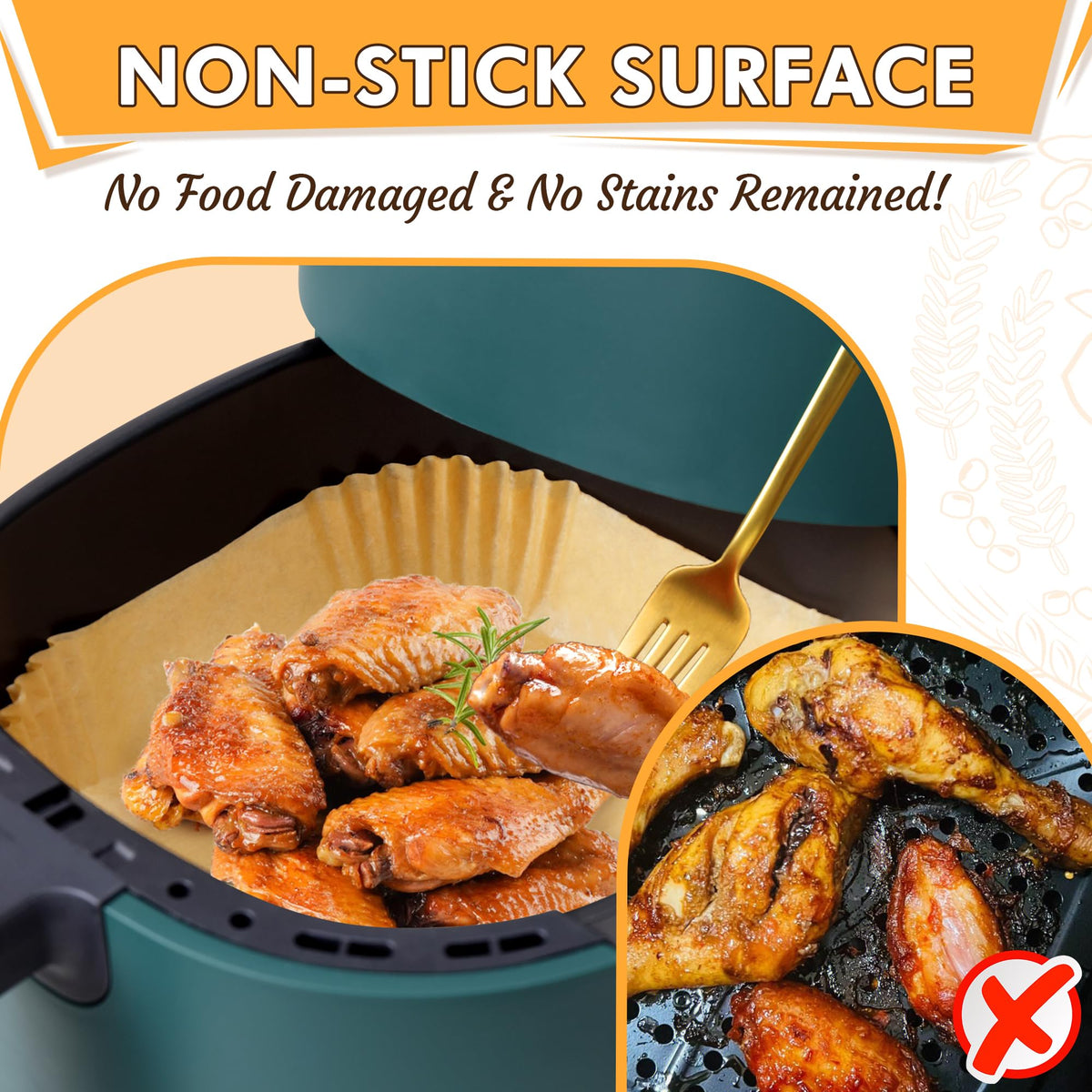 YOISDJL disposable liners after cooking for easy cleanup