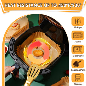 YOISDJL parchment paper close-up highlighting non-stick and heat resistance