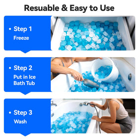 YOIUSFR easy to rinse and refreeze for next use.