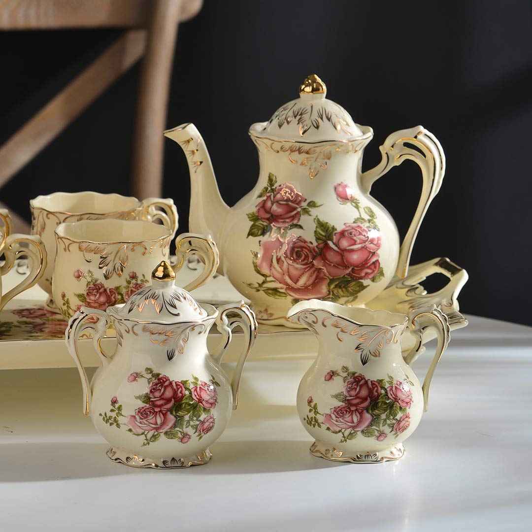 YOLIFE porcelain collection display adds European-inspired decor