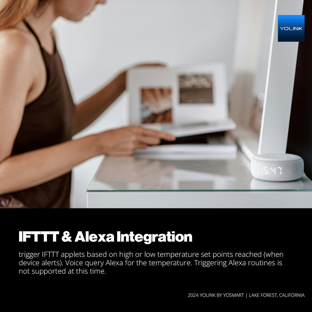 YoLink IFTTT Alexa integration screenshot for automation triggers