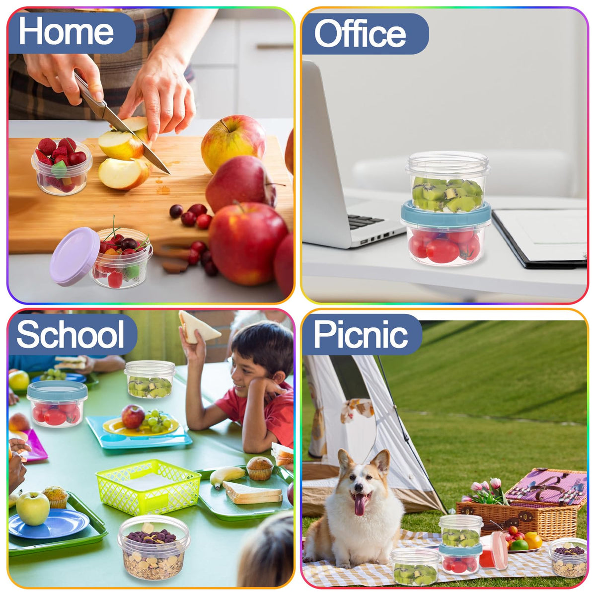 Yomarket dishwasher-safe design simplifies post-meal cleanup.