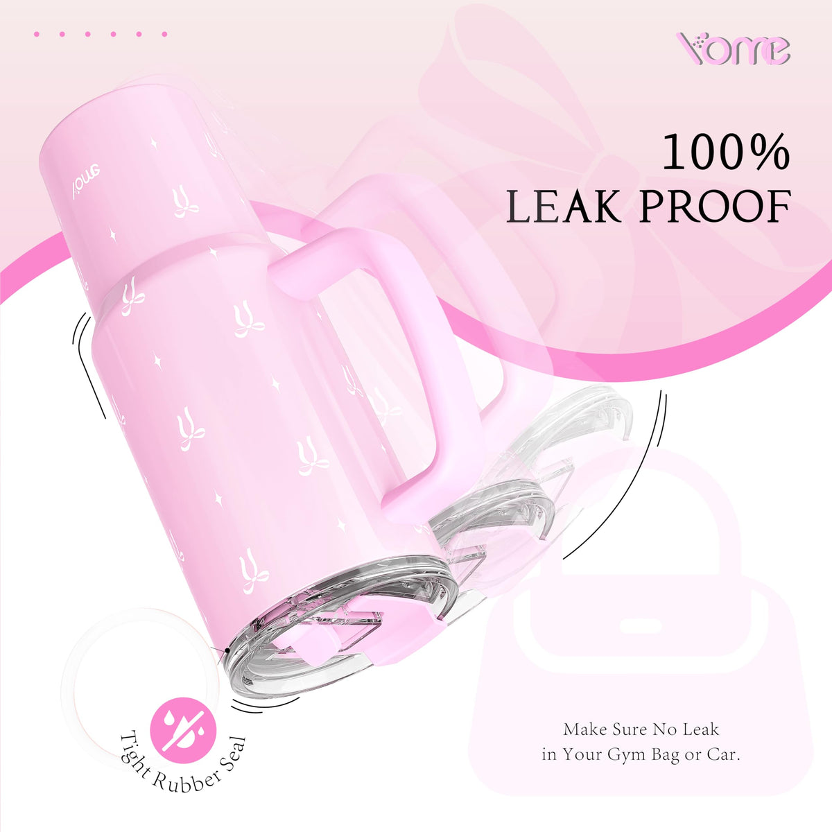 YOME 24-hour cold retention keeps drinks refreshing all day