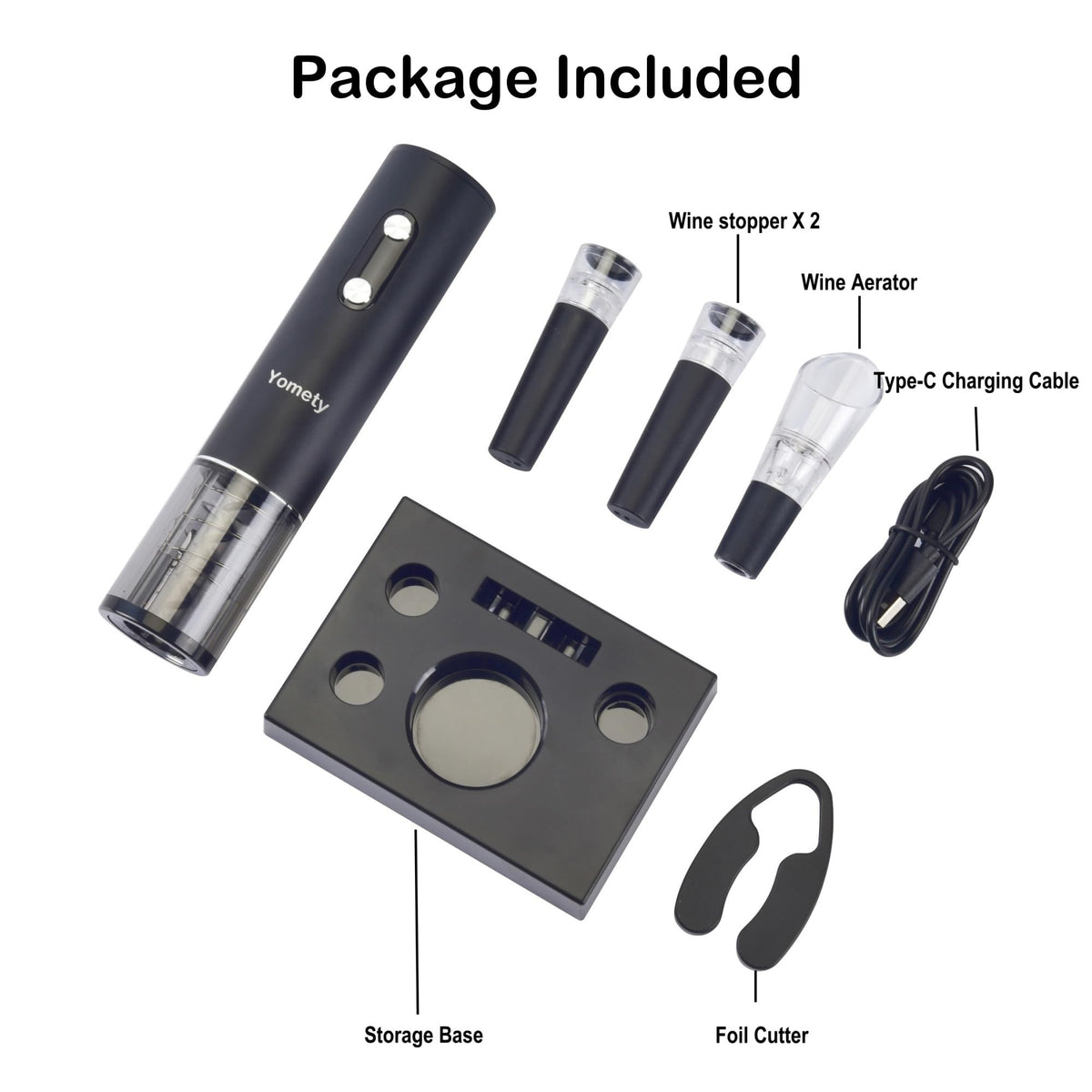 Yomety matte black aluminum shell conveys premium aesthetics and durability