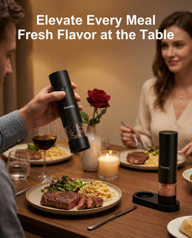 Yomety one-handed operation with a push button for easy cooking