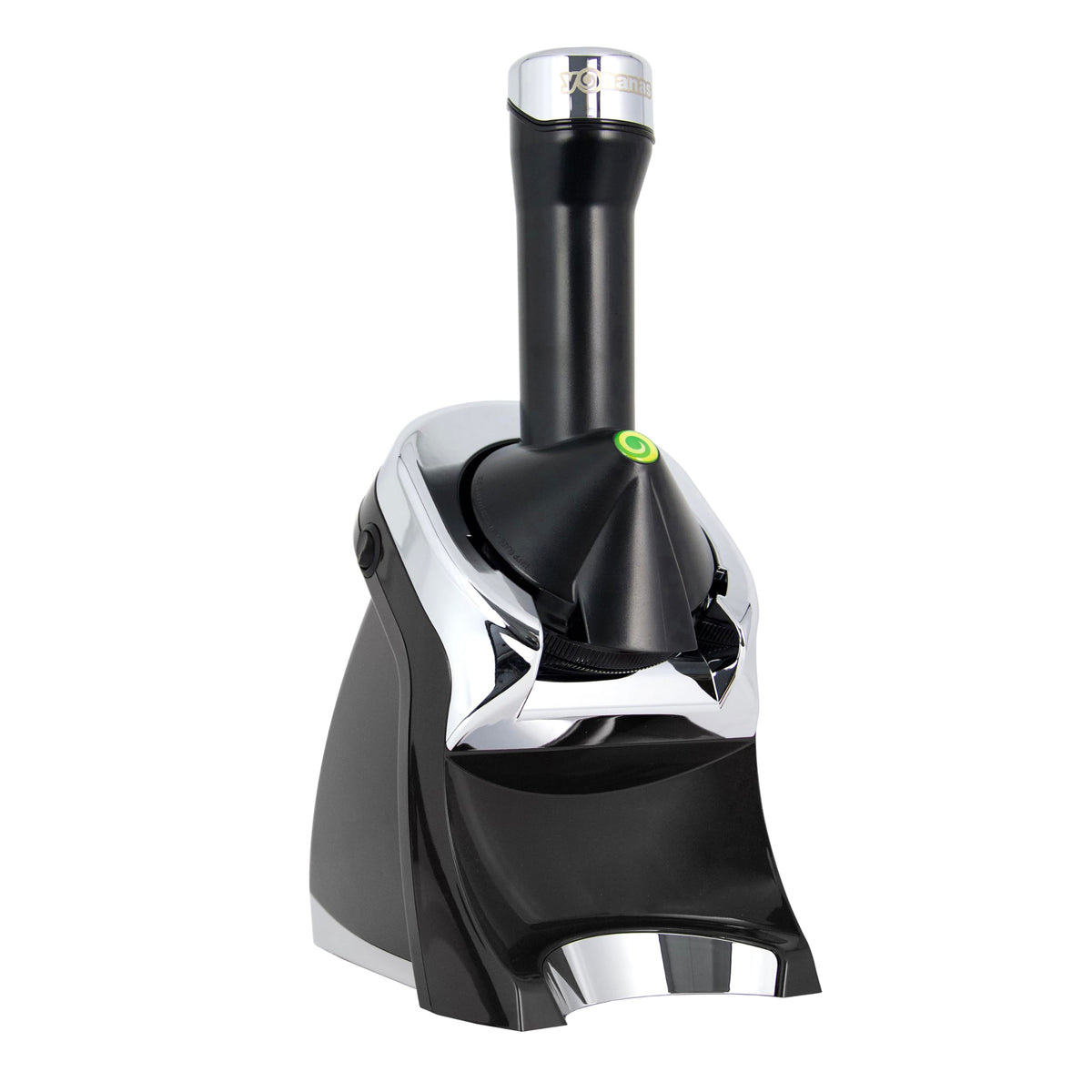 Yonanas 988BK Deluxe on counter for easy daily vegan desserts.