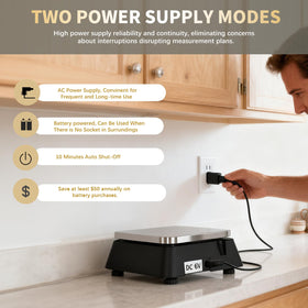Yoncon KF-H8U tare function simplifies weighing multiple items