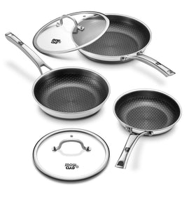 Yonida Snowflake surface nonstick pan for easy release and quick cleanup