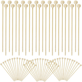YOOHUA rock candy sticks 6inch bamboo for stylish drinks and easy stirring.