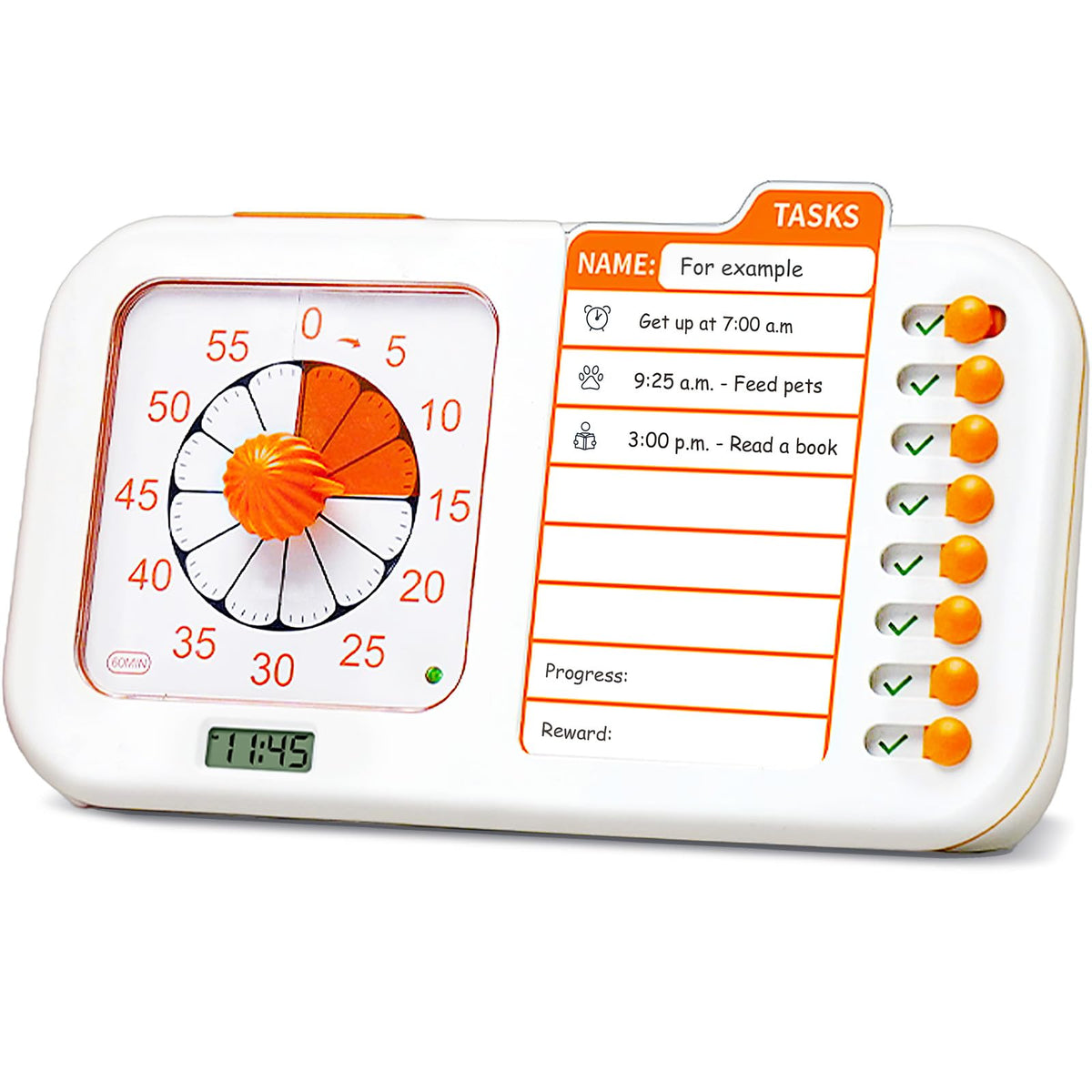 YOOLANSA 3-in-1 visual timer dial improves time awareness at home.