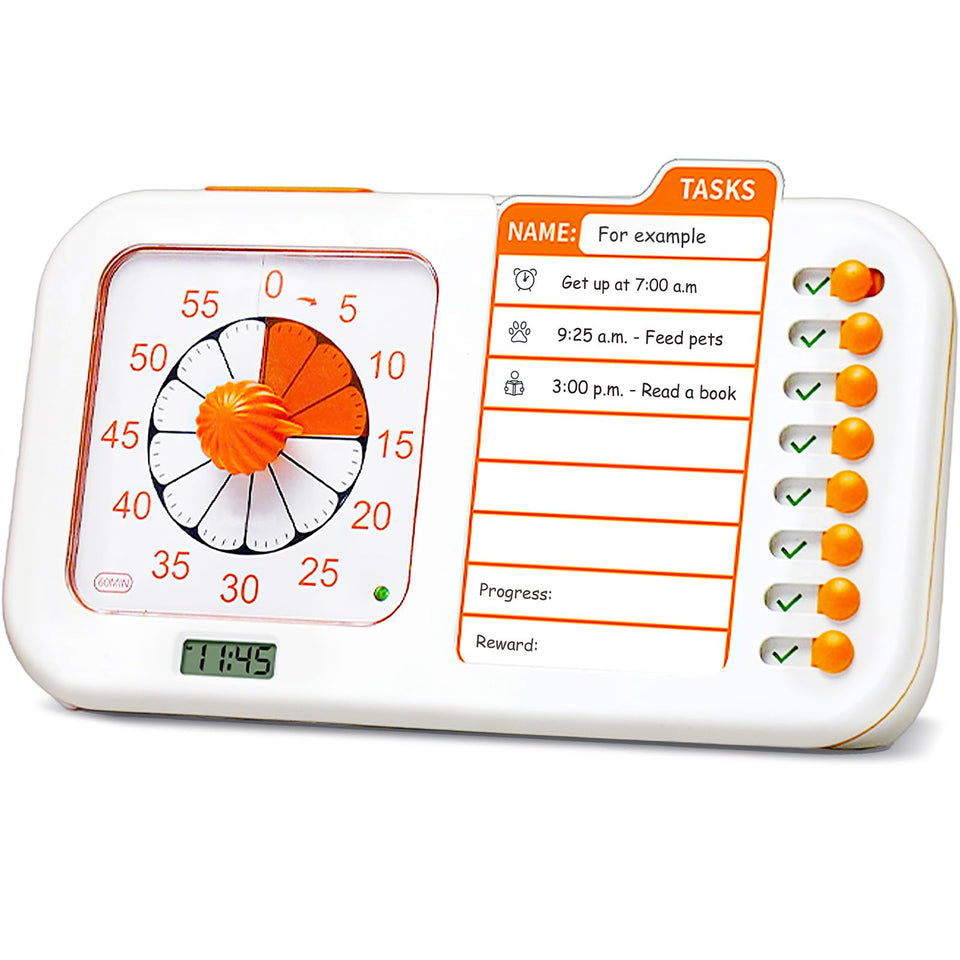 YOOLANSA 3-in-1 visual timer dial improves time awareness at home.