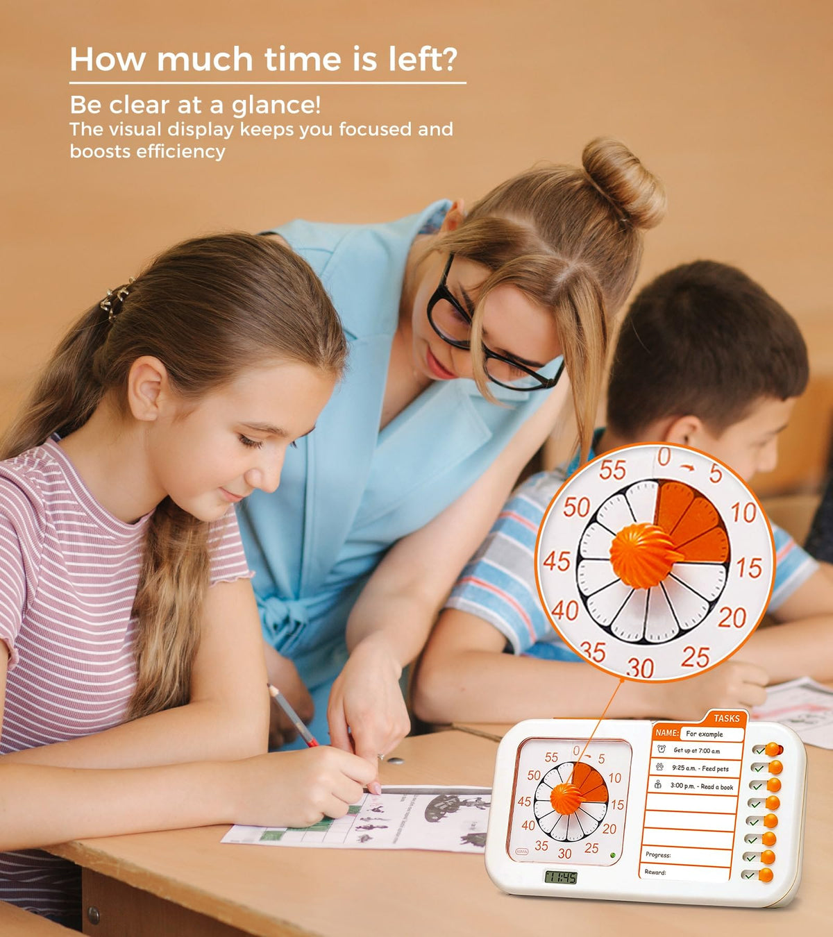 YOOLANSA silent timer offers quiet study with adjustable alerts.