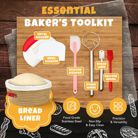 Yoonycoco sourdough-kit-tools provides an all-in-one setup for confident home baking