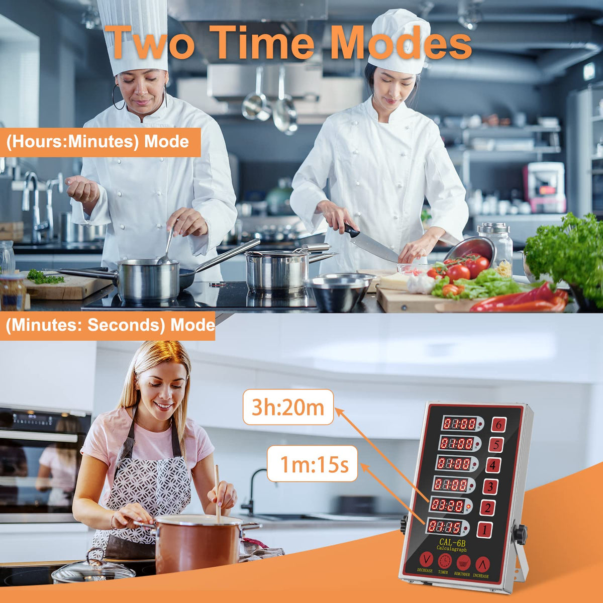 YOOYIST timer with oversized LED digits improves visibility across the line