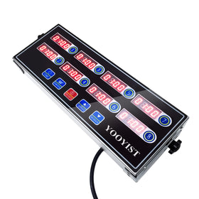 Yooyist stainless steel timer body stands up to busy kitchen heat.
