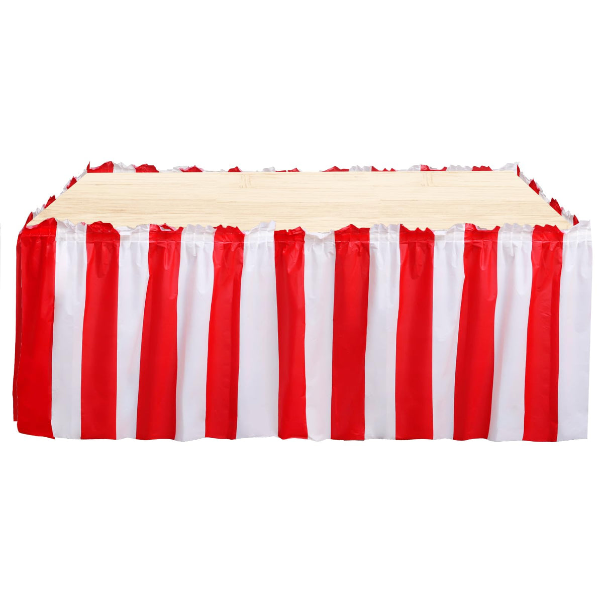 Yopay striped skirt decor ideal for dessert or candy tables