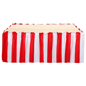 Yopay striped skirt decor ideal for dessert or candy tables