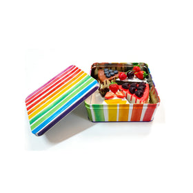 Yopay rainbow design adds holiday gifting sparkle.