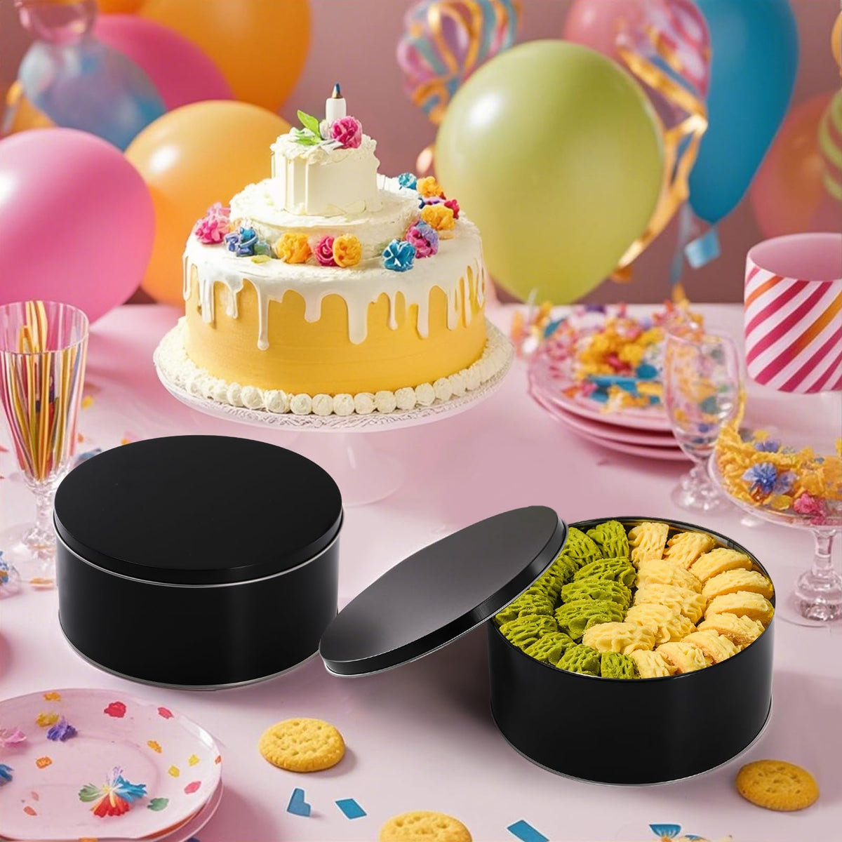 Yopay patisserie tin for baked goods, stylish yet practical gift option.