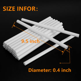 Yopay plastic white cake dowel rod provides clean, odor-free support for cakes